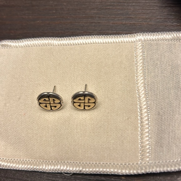 Retired and rare James Avery Sterling/14k stud earrings - Picture 4 of 4